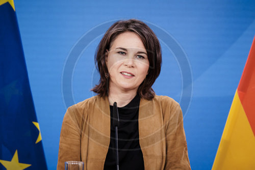 Annalena Baerbock bei Pressekonferenz