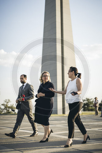 Svenja Schulze in Georgien und Armenien