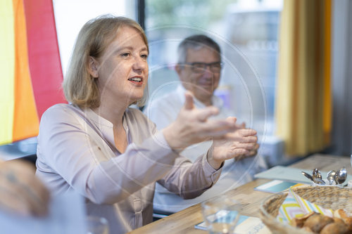 Bundesfamilienministerin Lisa Paus in Wiesbaden
