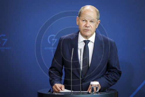 Olaf Scholz empfaengt Mahmud Abbas