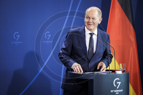 Olaf Scholz empfaengt Mahmud Abbas