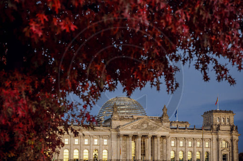 Herbststimmung am Bundestag