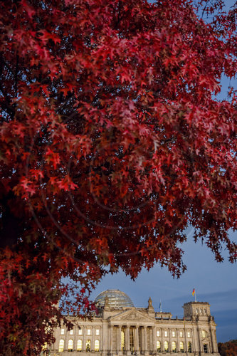 Herbststimmung am Bundestag