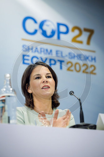 Aussenministerin Baerbock bei COP27