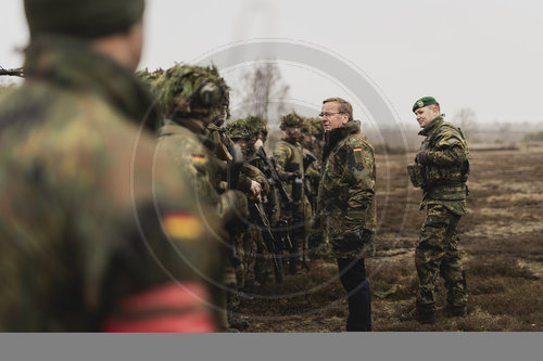 Boris Pistorius besucht Bundeswehr in Altengrabow