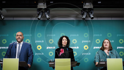 Pressekonferenz von Buendnis 90/Die Gruenen