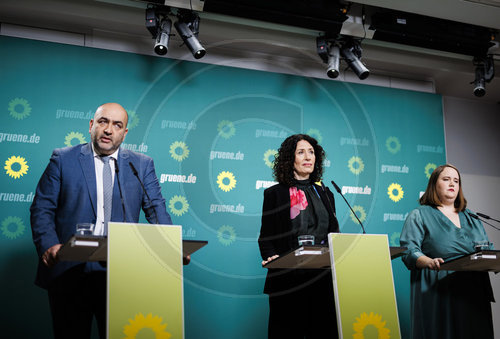 Pressekonferenz von Buendnis 90/Die Gruenen