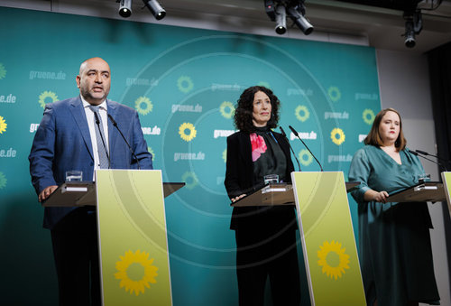 Pressekonferenz von Buendnis 90/Die Gruenen