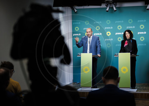 Pressekonferenz von Buendnis 90/Die Gruenen