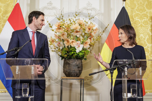 Aussenministerin Baerbock in Den Haag