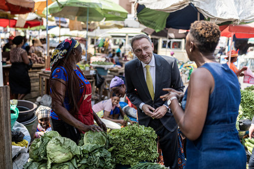 Bundesfinanzminister Christian Lindner Westafrika Reise