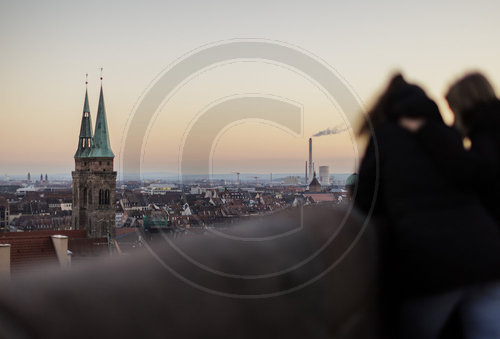 Sonnenuntergang in Nuernberg