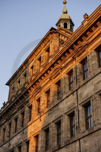 Sonnenuntergang in der Nuernberger Altstadt