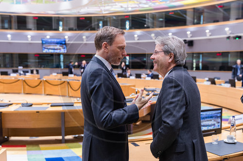 Bundesfinanzminister Christian Lindner zur Eurogruppe und zum ECOFIN-Rat nach Bruessel