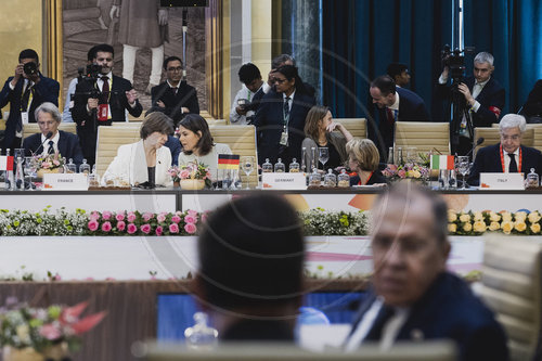 Aussenministerin Baerbock bei G20 in Neu-Dehli