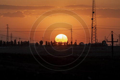 Sonnenuntergang im Irak