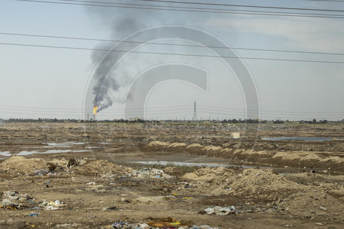 Gas Flaring im Irak