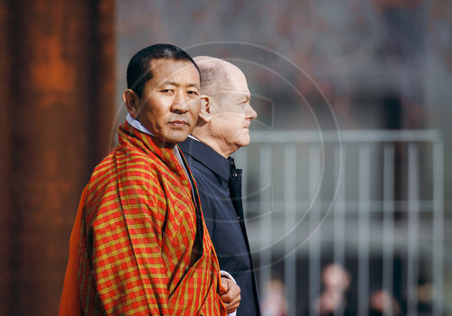 Olaf Scholz trifft Lotay Tshering