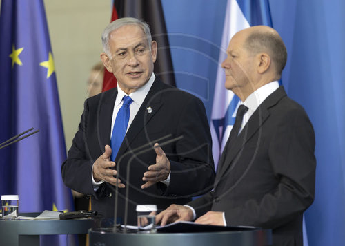 BK Scholz mit Benjamin Netanyahu