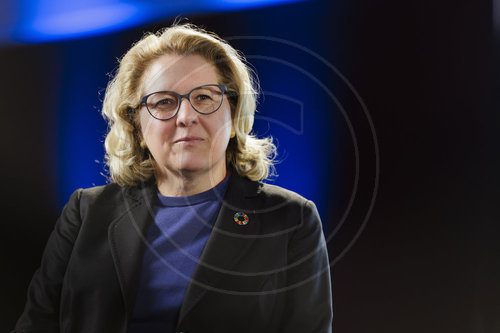 Svenja Schulze (SPD), Bundesministerin fuer wirtschaftliche Zusammenarbeit und Entwicklung,