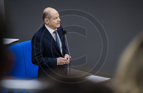 Olaf Scholz bei Regierungsbefragung