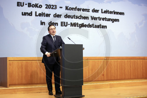 EU-Boko 2023 - BMin Barbock und AM ESP Albares