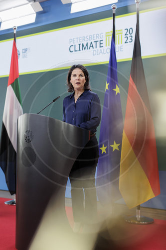 Aussenministerin Baerbock beim Petersberger Klimadialog 2023