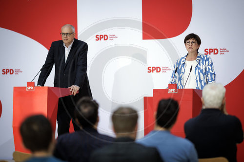 PK mit Saskia Esken und Andreas Bovenschulte