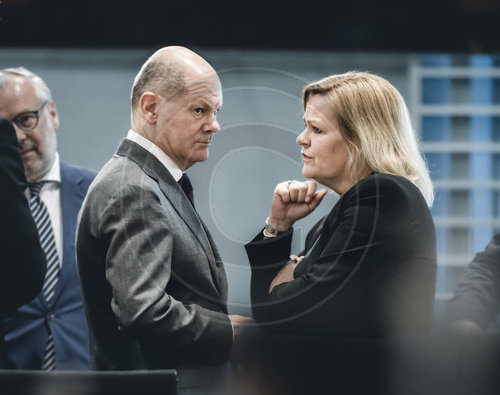 Olaf Scholz und Nancy Faeser