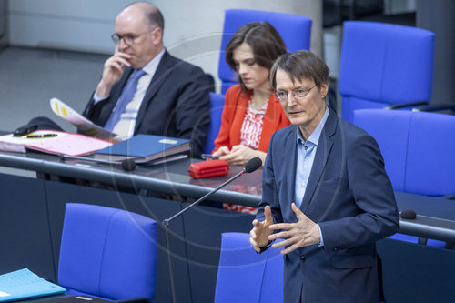 Karl Lauterbach (SPD) bei Regierungsbefragung