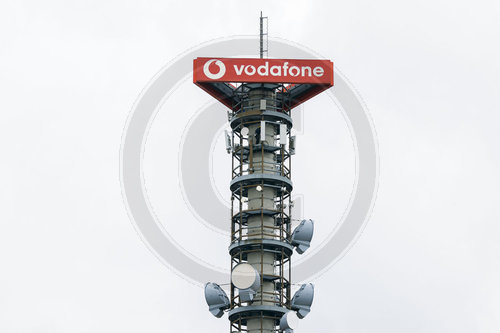 Vodafone Funkmast, Mobilfunkmast, Mobilfunksendeanlage, Mobilfunkantenne