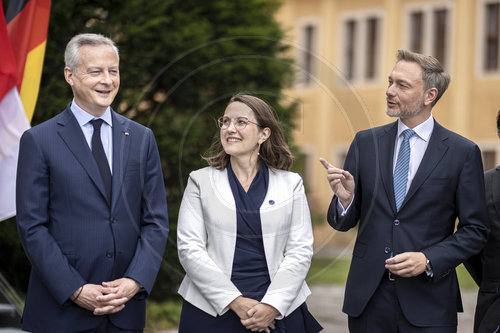 Weimarer Dreieck mit BM Lindner und FM Polen und Frankreich