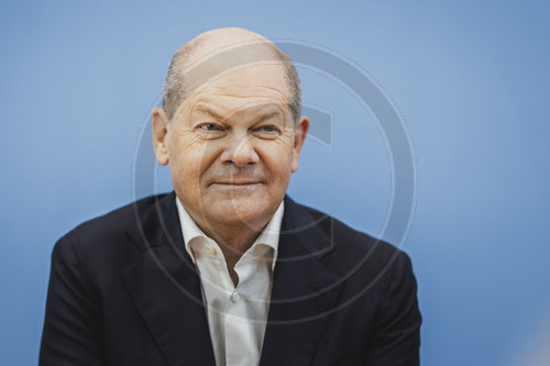 Pressekonferenz mit Olaf Scholz