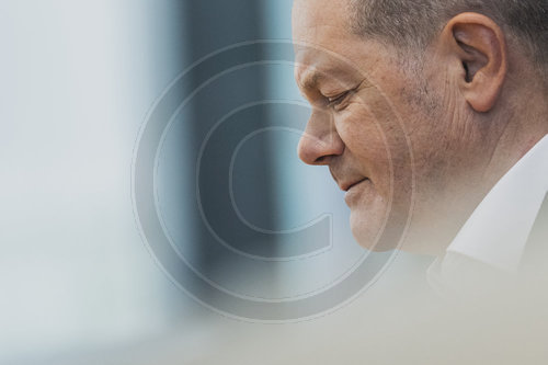 Pressekonferenz mit Olaf Scholz