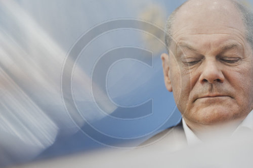 Pressekonferenz mit Olaf Scholz