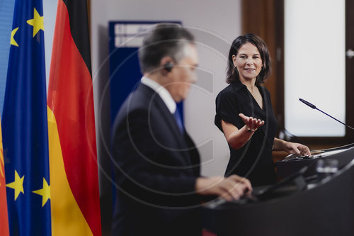 Aussenministerin Baerbock trifft Zheenbek Kulubajev