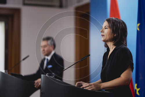 Aussenministerin Baerbock trifft Zheenbek Kulubajev