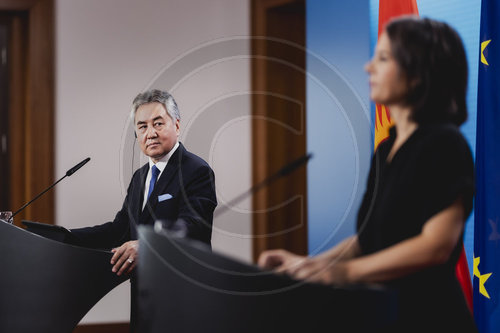 Aussenministerin Baerbock trifft Zheenbek Kulubajev
