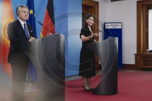 Aussenministerin Baerbock trifft Zheenbek Kulubajev