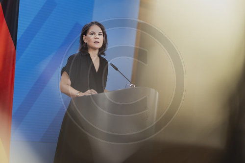 Aussenministerin Baerbock trifft Zheenbek Kulubajev
