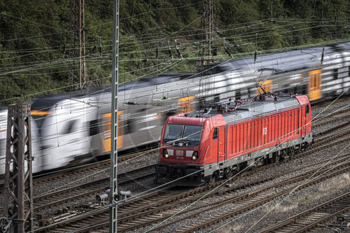 Bahnbetrieb auf dem Gueterbahnhof Hagen-Vorhalle