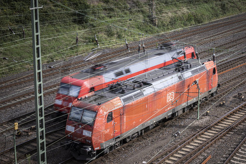 Bahnbetrieb auf dem Gueterbahnhof Hagen-Vorhalle