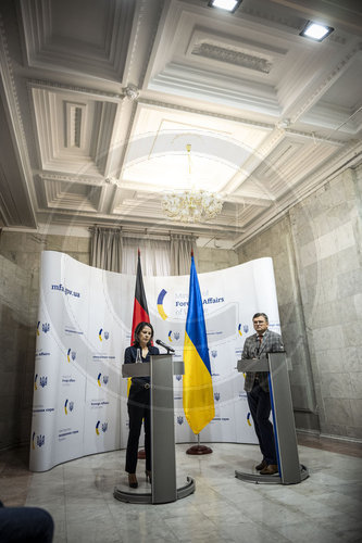 Annalena Baerbock (Buendnis 90/Die Gruenen), Bundesaussenministerin, besucht am 11.09.2023 die Ukraine