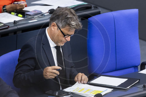 Haushaltsdebatte im Deutschen Bundestag