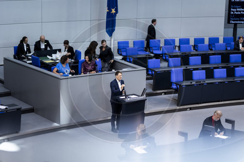 Haushaltsdebatte im Deutschen Bundestag