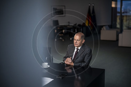 Bundeskanzler Olaf Scholz Interview