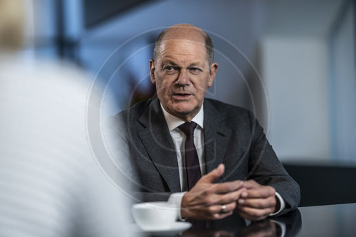 Bundeskanzler Olaf Scholz Interview