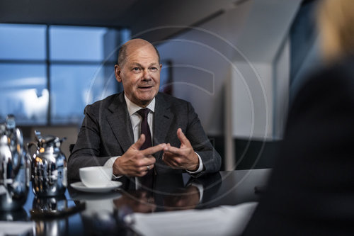 Bundeskanzler Olaf Scholz Interview