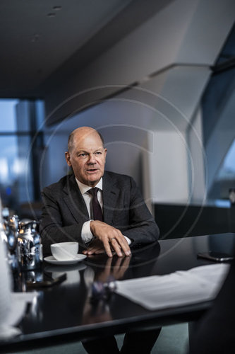 Bundeskanzler Olaf Scholz Interview