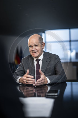 Bundeskanzler Olaf Scholz Interview